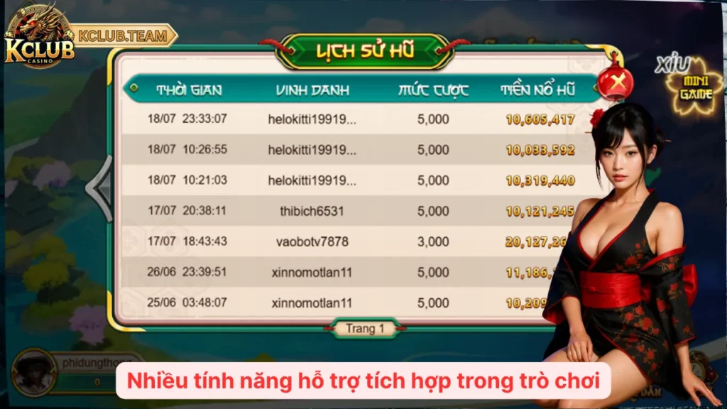 Bắn Cá KClub: Nổ Hũ Triệu Xu – Hạ Boss Nhận Code Khủng  3 Nhiều tính năng hỗ trợ tích hợp trong trò chơi