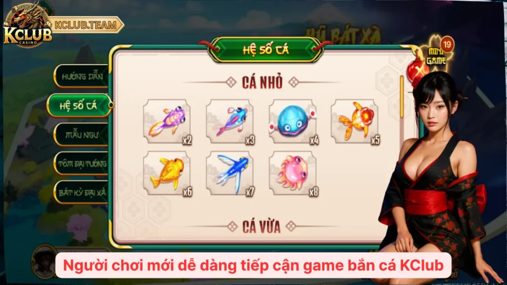 Bắn Cá KClub: Nổ Hũ Triệu Xu – Hạ Boss Nhận Code Khủng  5 Người chơi mới dễ dàng tiếp cận game bắn cá KClub